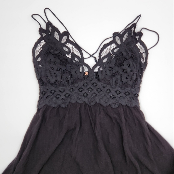 Free People Black Adella Dress - Picture 7 of 8